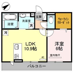 シャーロット水口　Aの物件間取画像